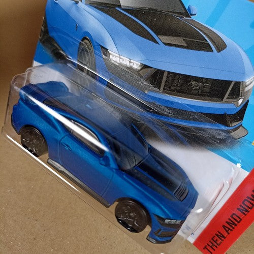 Hot Wheels Ford Mustang Dark Horse Short Card 2025 Then And Now