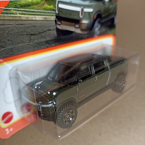 Matchbox Rivian R1T MBX Green 17/100 2024 Short Card RIT