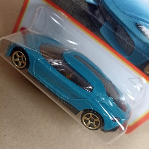 Matchbox 2021 Koenigsegg Gemera Blue 2024 Short Card