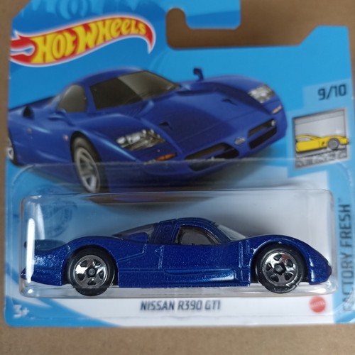 Hot Wheels Nissan R390 GTI Blau 2018 Factory Fresh Short Card