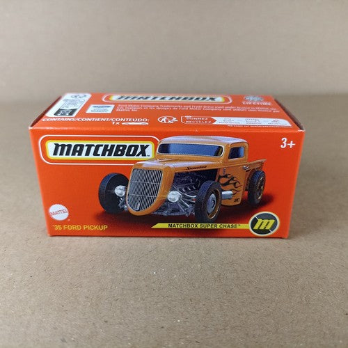 Matchbox 2024 Power Grabs '35 Ford Pickup Super Chase In Sealed Box Orange