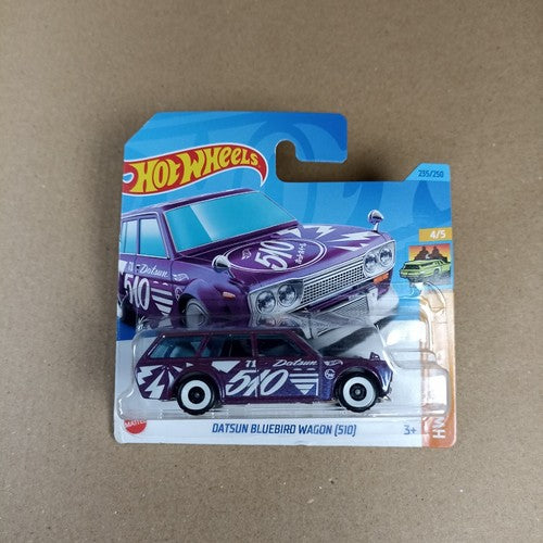 2023 Hot Wheels Datsun Bluebird Wagon 510 HW Wagons #235 Short Card 1:64 HKH72