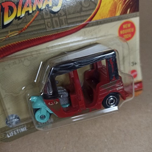 2024 Matchbox MBX Tangiers Tuk Tuk Indiana Jones 51 Short Card