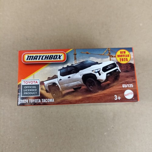 Matchbox 2025 Power Grabs Toyota Tacoma 2024 Weiß