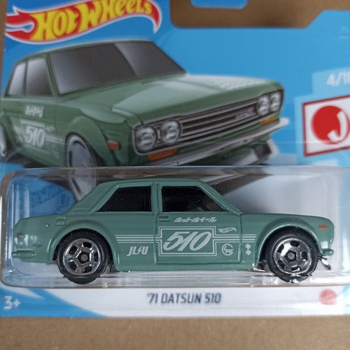 Hot Wheels '71 Datsun 510 HW J-Imports 2021 162 Short Card