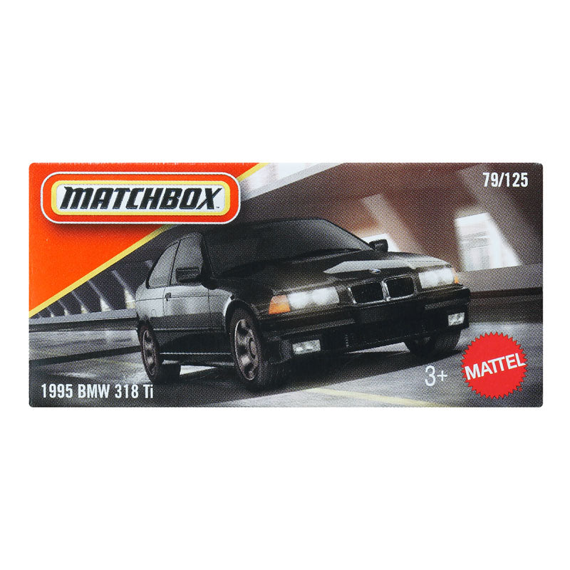 Matchbox Power Grabs 1995 BMW 318 Ti Toy Car Collectible (DNK70)