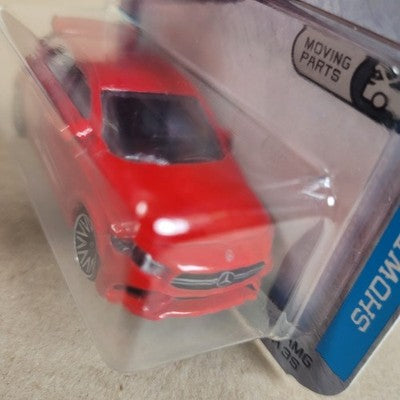 Majorette Mercedes Benz AMG A 35 Red Showroom