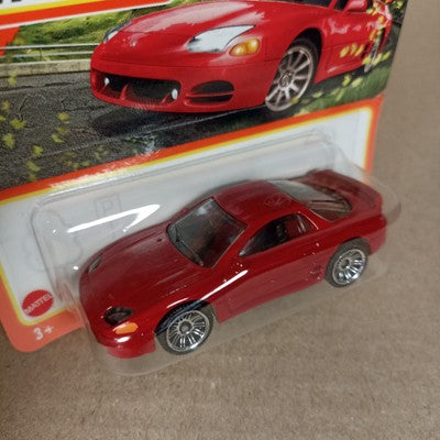 Matchbox 1994 Mitsubishi 3000GT #68 Red Short Card