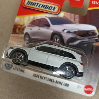 Matchbox 2024 Mercedes-Benz EQB Weiß 2025 Short Card