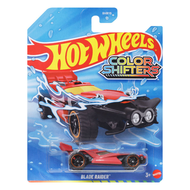 Hot Wheels Color Shifters E Blade Raider Toy Car Featuring Chromatic Lightning Design (BHR15)