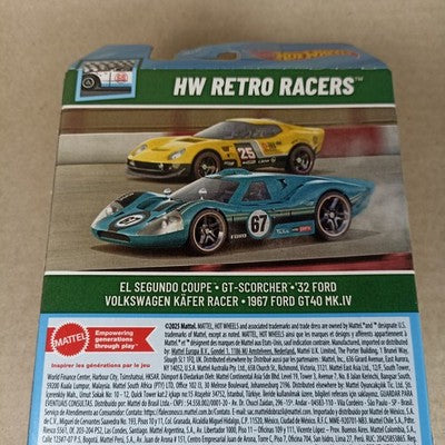 2025 Hot Wheels 5er-Pack HW Retro Racers GT-Scorcher