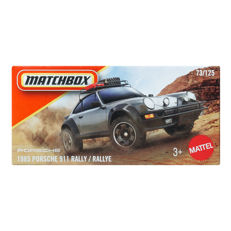 Matchbox Power Grabs 1985 Porsche 911 Rally Toy Car (DNK70)