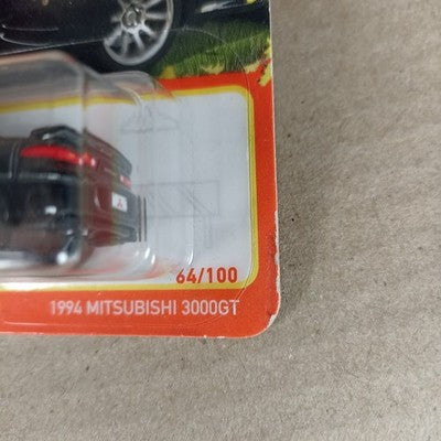 2022 Matchbox 1994 Mitsubishi 3000GT #68 Schwarz Short Card