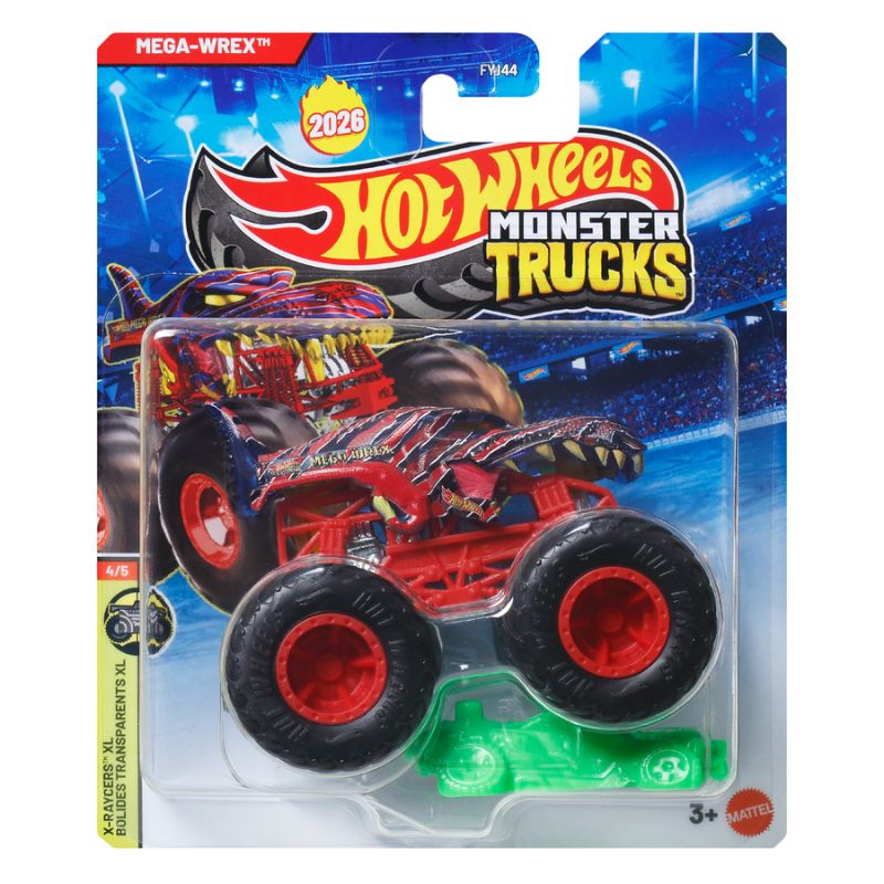 Hot Wheels Monster Trucks Mega-Wrex Vehicle Toy (FYJ44)