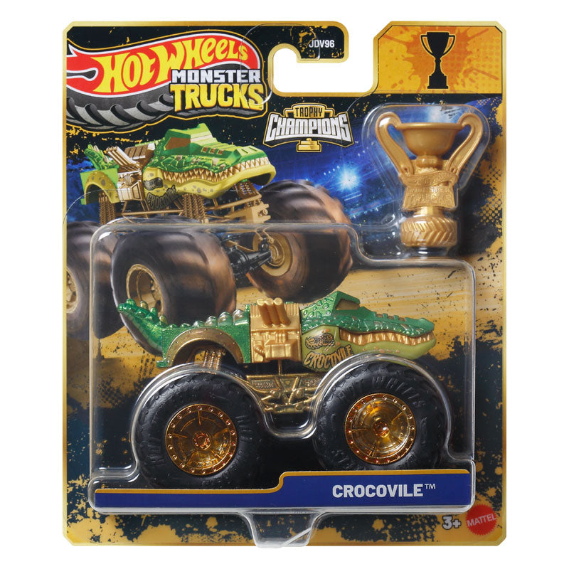Hot Wheels Monster Trucks Crocovile And Bigfoot 50th Anniversary Vehicle (JDV96)