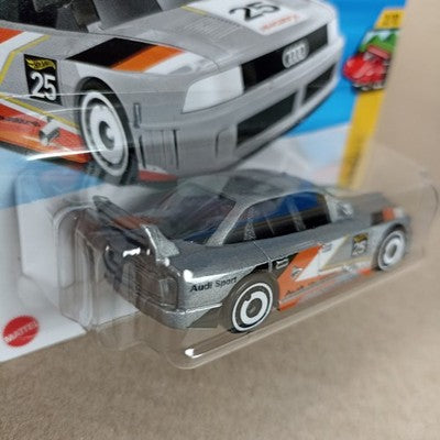 2025 Hot Wheels Lot 2x Audi 90 Quattro #199 Silver Peak Pursuit Short Card