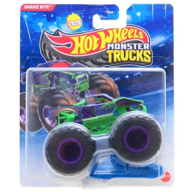 Hot Wheels Monster Trucks Snake Bite Vehicle (FYJ44)