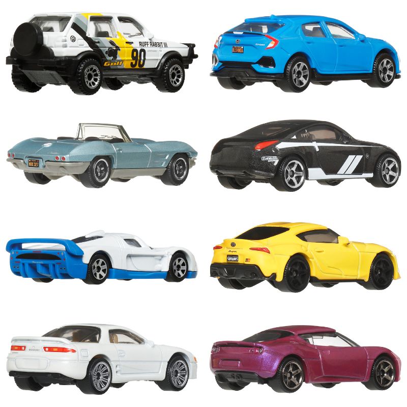 Matchbox Set Of 8 HVR81 Mattel Toy Cars Collection (HVR81)