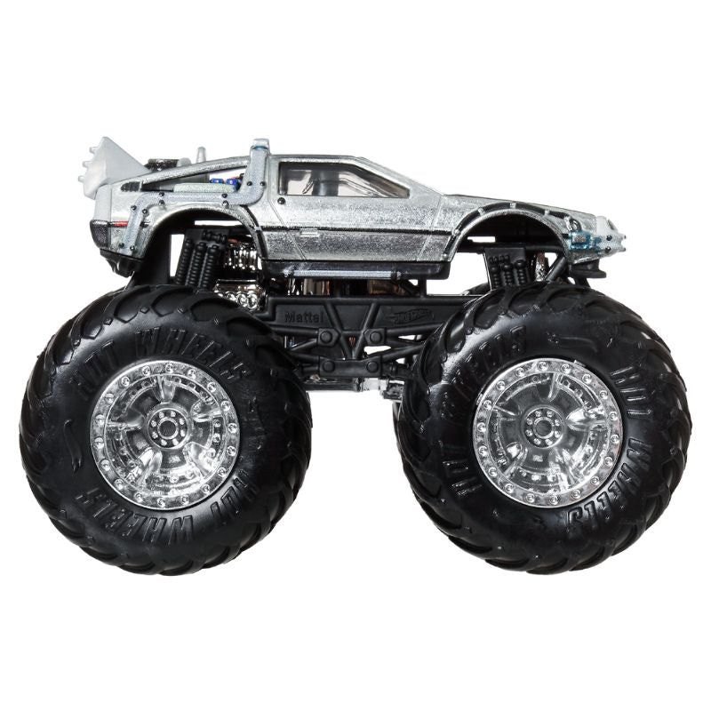 Hot Wheels Monster Trucks Back To The Future Time Machine Diecast Vehicle (FYJ44)