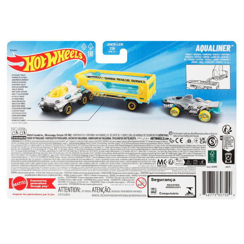 Hot Wheels Super Hauler Aqualiner Toy Collector Vehicle (BDW51)