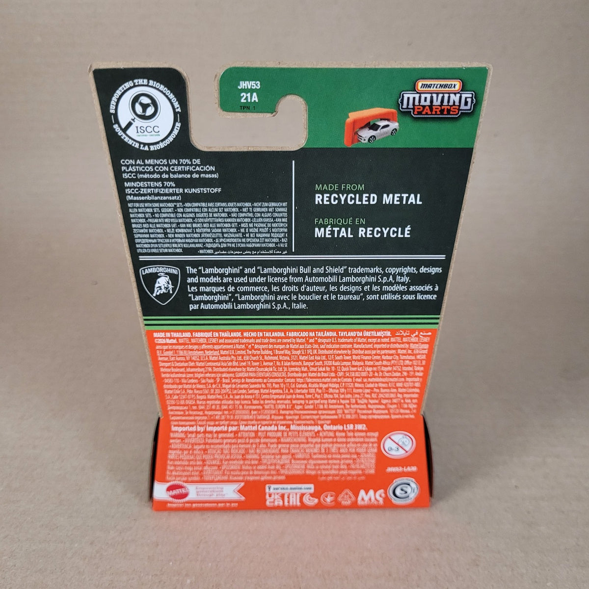 2026 Matchbox Moving Parts Lamborghini Huracan Sterrato White