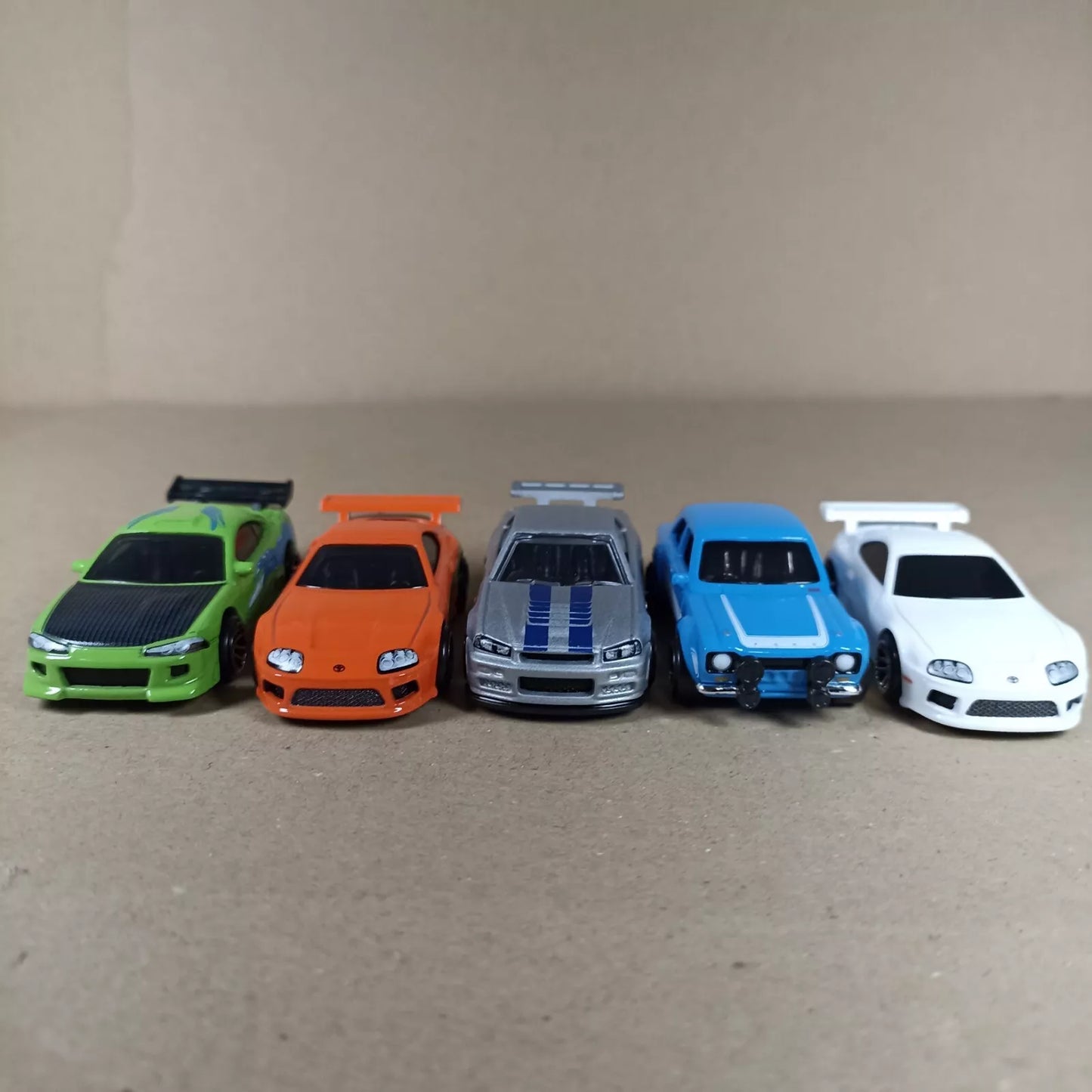 Hot Wheels Fast Furious Brian O'Conner Full Set Supra Eclipse SKYLINE *** LOOSE HNR88