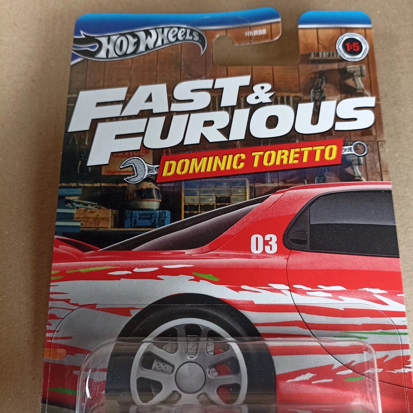 Hot Wheels Fast & Furious Dominic Toretto 1995 Mazda RX-7 2024 Red