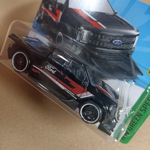 Hot Wheels 2024 Ford F-150 Lightning Custom HW Green Speed Short Card