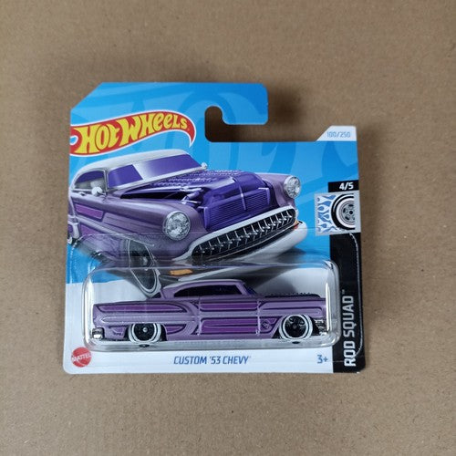 Hot Wheels Custom 53 Chevy Treasure Hunt Rod Squad Short Card 2024