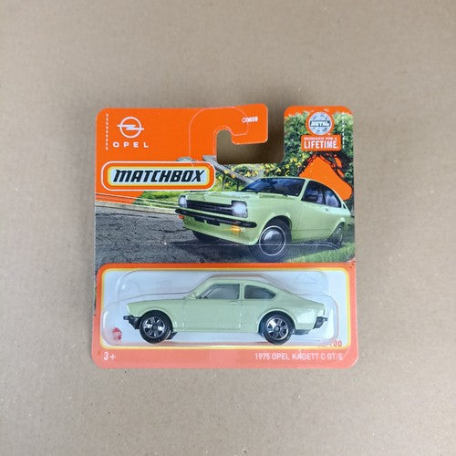 2024 Matchbox Grün 1975 Opel Kadett GT/E #40 Short Card