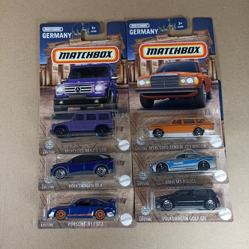 Matchbox Germany Series 2024 Complete Set of 6 Cars  #13 to #18