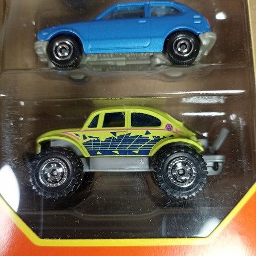 Matchbox 5-Pack MBX Retro 2024 - Mini Van Volkswagen Golf Honda CVCC Beetle 4x4