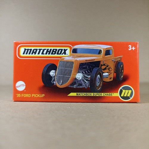 Matchbox 2024 Power Grabs '35 Ford Pickup Super Chase In Sealed Box  Orange