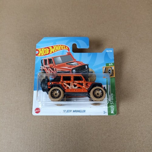 Hot Wheels 17 Jeep Wrangler Treasure Hunt Mud Studs Short Card