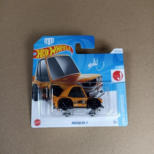 Hot Wheels 2024 Mainline H Case HW J-Imports Mazda RX-3 Mad Mike Short Card