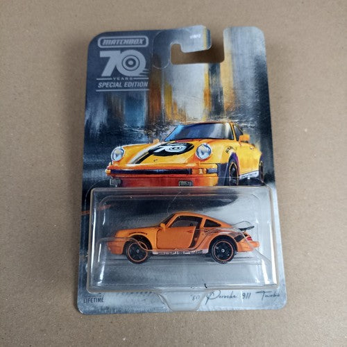 2023 Matchbox '80 Porsche 911 Turbo 70th Special Edition Moving Parts