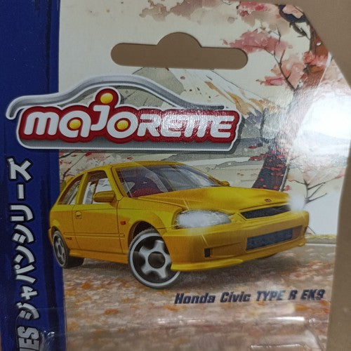 Majorette 2024 Honda Civic Type R EK9 Yellow Japan Series HTF