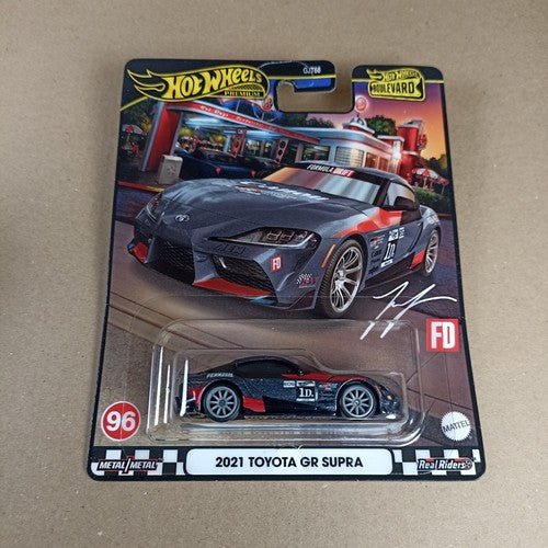 Hot Wheels Premium - Boulevard  2021 Toyota GR Supra Black 2024