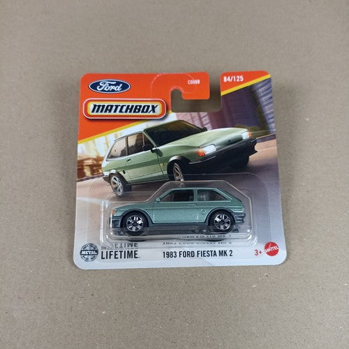 Matchbox 1983 Ford Fiesta MK 2 Green #84 2025 Short Card