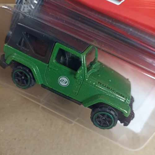 Majorette Chase 2023 Jeep Wrangler Green Glitter Effect HTF