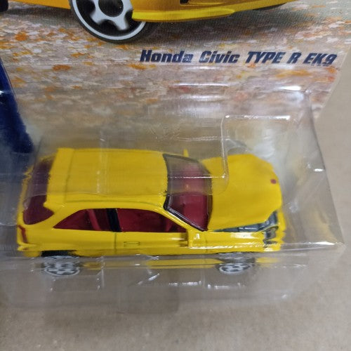 Majorette 2024 Honda Civic Type R EK9 Yellow Japan Series HTF