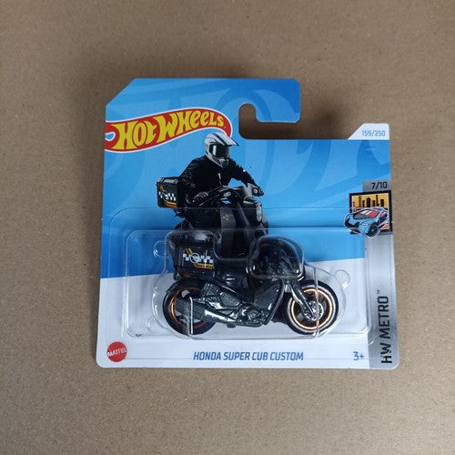 2024 Treasure Hunt Honda Super Cub Custom Motorcycle Hot Wheels Short Card