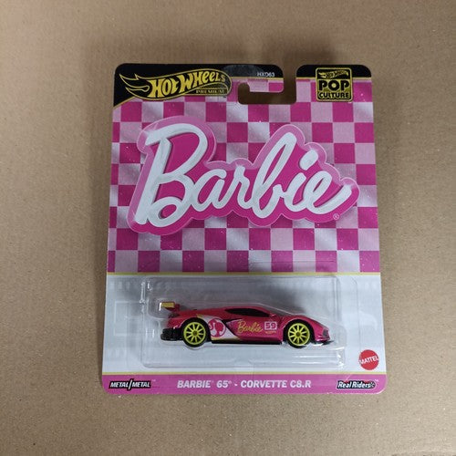 Hot Wheels Premium Corvette C8.R Pop Culture Barbie 65th Anniversary 2024