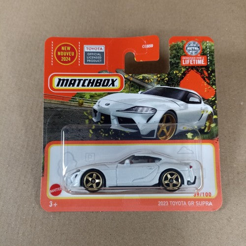 Matchbox 2023 Toyota GR Supra - New 2024 White - Short Card