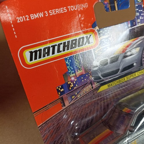 Matchbox Super Chase 2012 BMW 3 Series Touring Short Card - Minor Card Damage