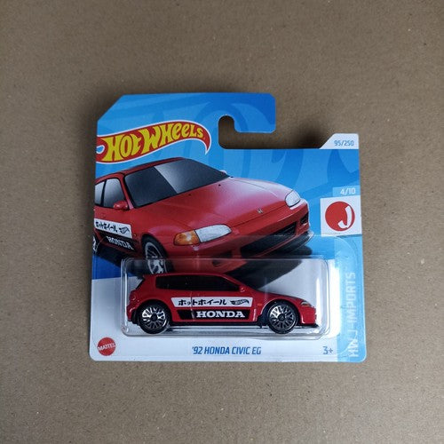 Hot Wheels 2024 Mainline D Case HW J-Imports '92 Honda Civic EG 95/250