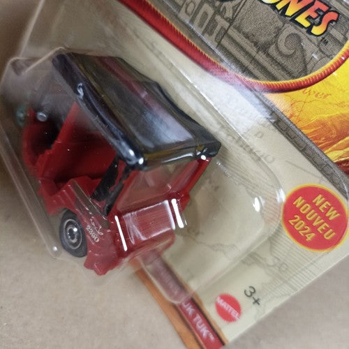 2024 Matchbox MBX Tangiers Tuk Tuk Indiana Jones 51 Short Card