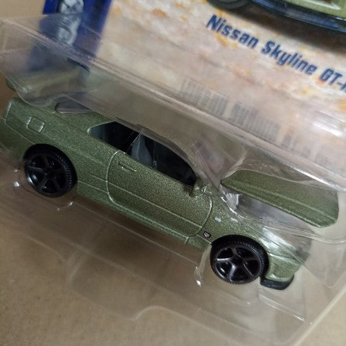 Majorette 2024 Nissan Skyline GT-R R34 Olive Green Japan Series