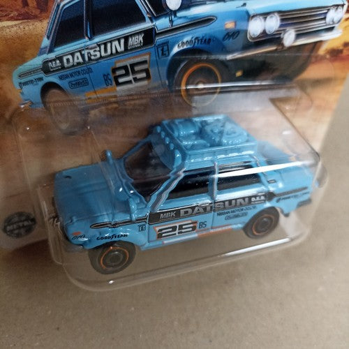 Matchbox 2025 '70 Datsun 510 Rally #51 Short Card