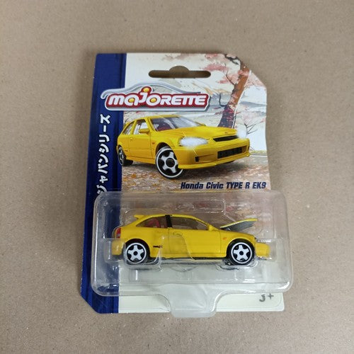 Majorette 2024 Honda Civic Type R EK9 Yellow Japan Series HTF